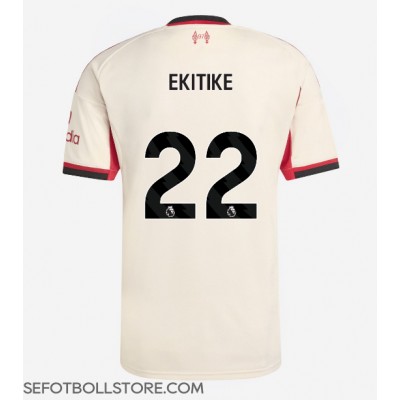 Liverpool Hugo Ekitike #22 Replika Bortatröja 2025-26 Kortärmad Liverpool Hugo Ekitike #22 Replika Bortatröja 2025-26 Kortärmad